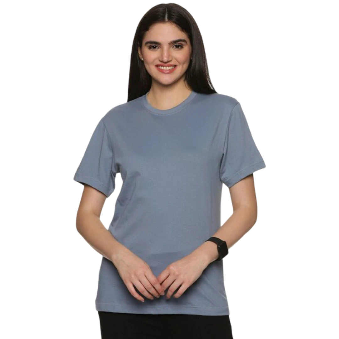 Light Grey Round Neck T-Shirt